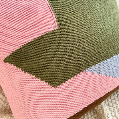 DecorBites™ Knitted Cushion Cover Set for Home Decoration in Living Room Bedroom Sofa