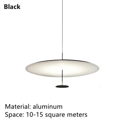 DecorBites™ Gold Black Pendant Light for Living Room, Elegant Minimalist Ring Suspension Lamp