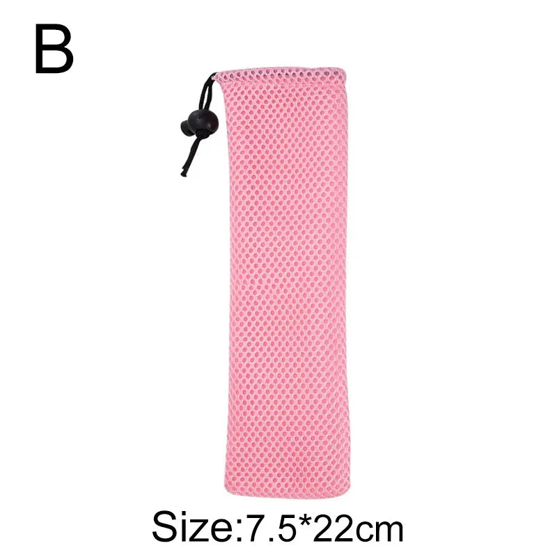 حقيبة أدوات مائدة DecorBites™ مصنوعة من القطن والكتان وحقيبة برباط للسفر وتناول الطعام في المنزل