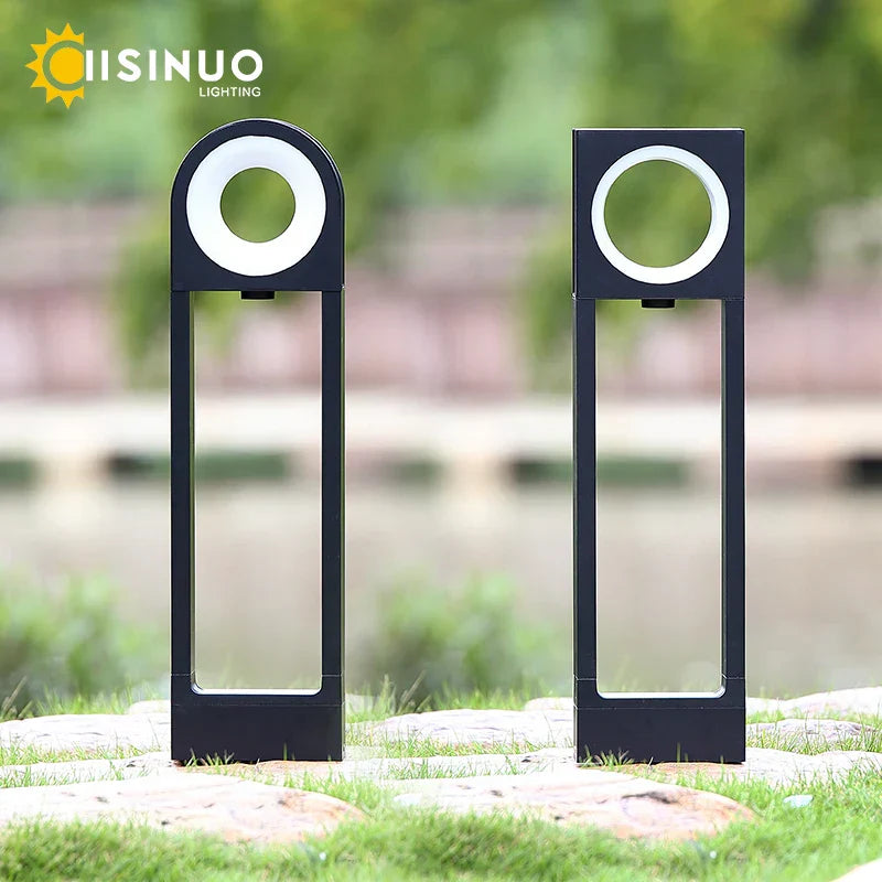 Farola LED DecorBites™ de 12 W con base de aluminio para jardín, sendero, patio o entrada de vehículos.