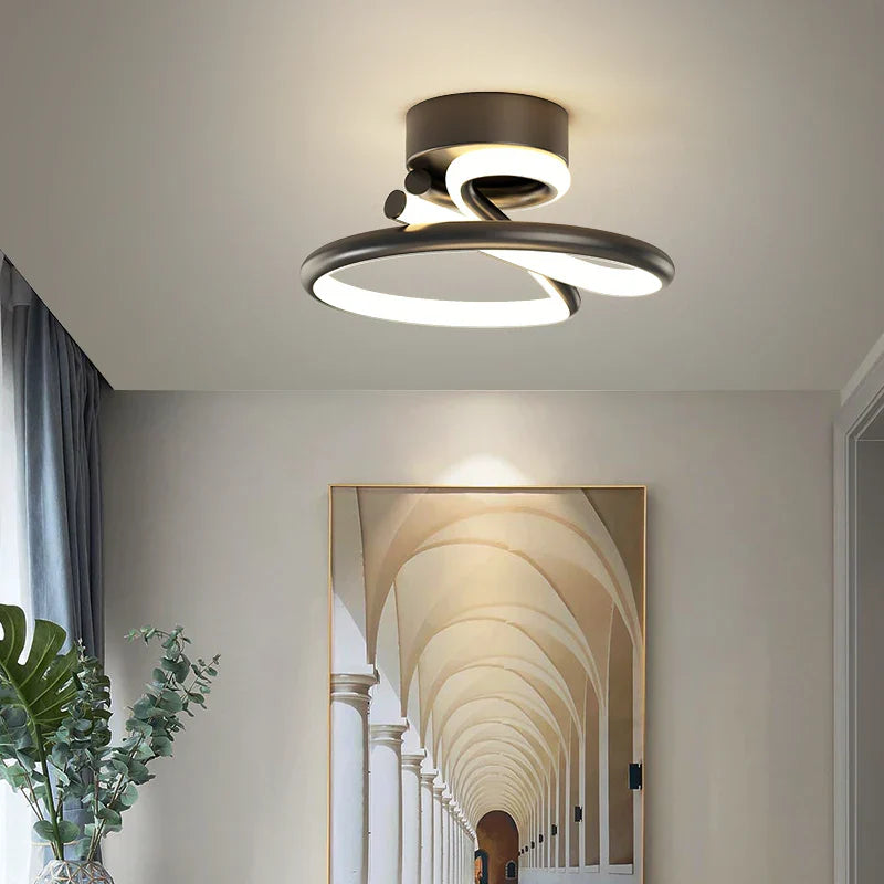 DecorBites™ Heart Line LED Chandelier for Bedroom and Living Room