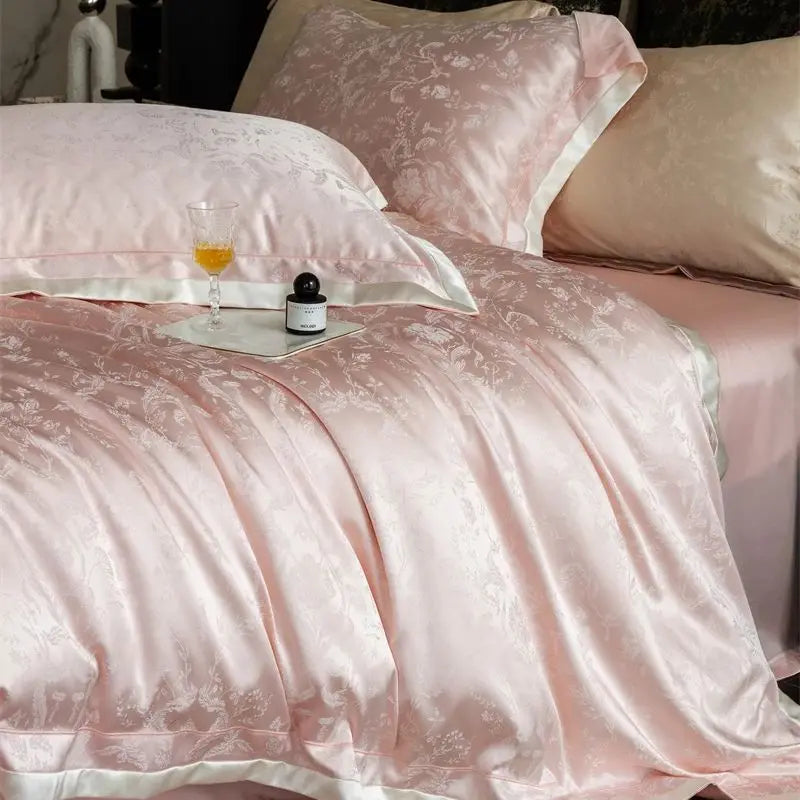 Conjunto de Ropa de Cama Luxe Eucalyptus™ en Negro/Oro de Decorbites - Suave como la Seda y Amigable con la Piel
