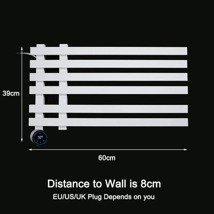 DecorBites™ Electric Towel Warmer: Digital Display, Wall Mount, Smart Home Technology