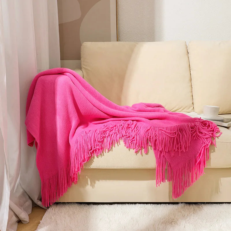 Nordic Wool Sofa Blanket