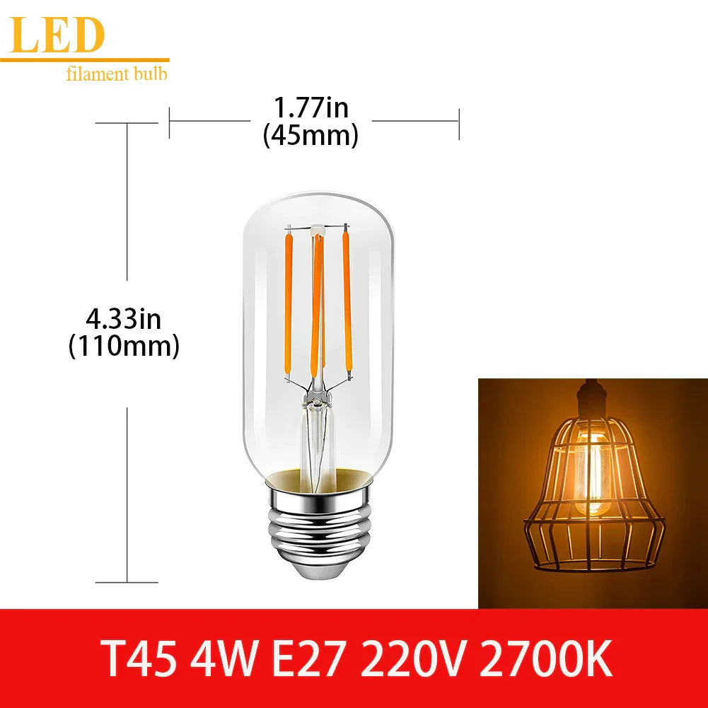 Clear Glass Vintage Bulb