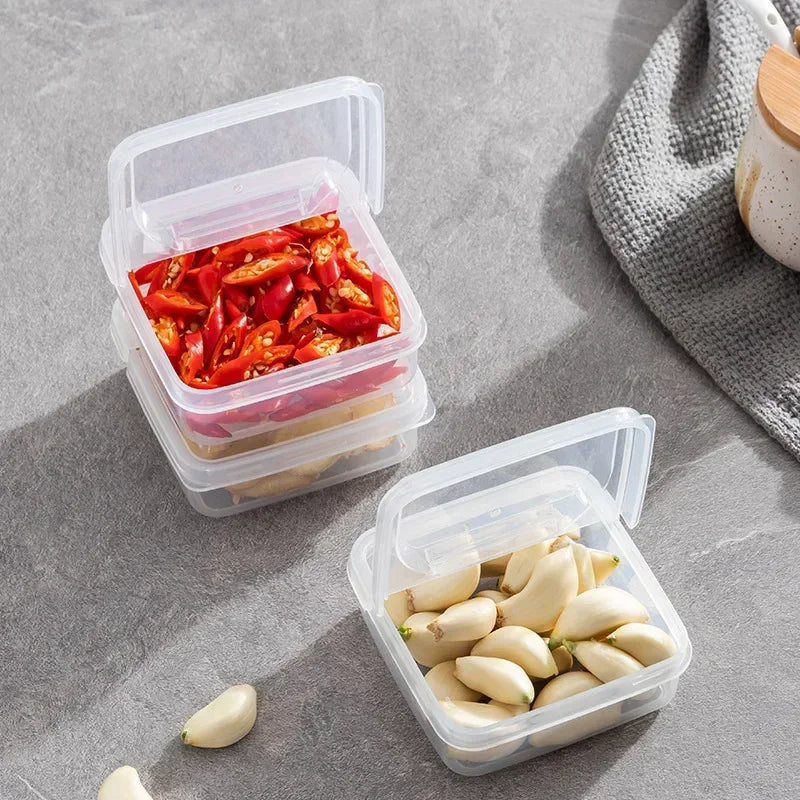 DecorBites™ Japanese Flip-Top Refrigerator Storage Box for Butter, Cheese Slices, and Spices