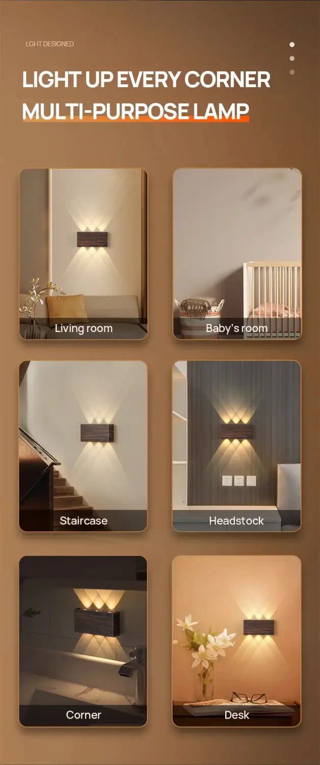 DecorBites™ Led Wall Sconce Battery Operated