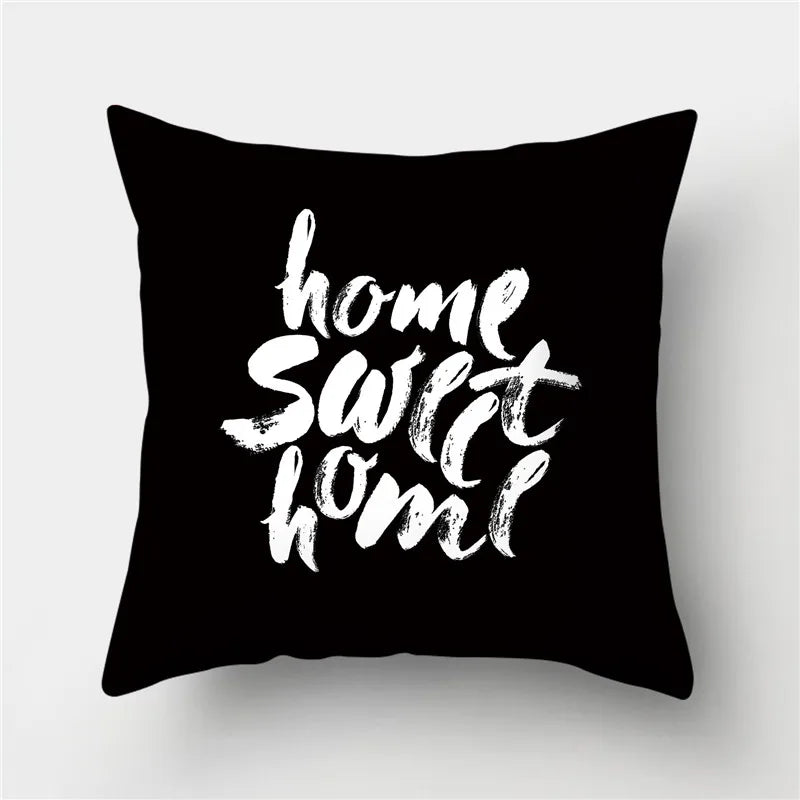 Funda de almohada DecorBites™ con rayas geométricas, 45x45 cm, de poliéster, para sala de estar