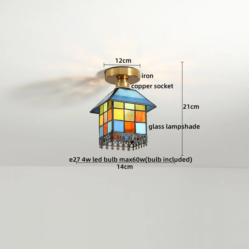 DecorBites™ Glass LED Ceiling Lights Modern Art Decor for Home Living Room Lighting