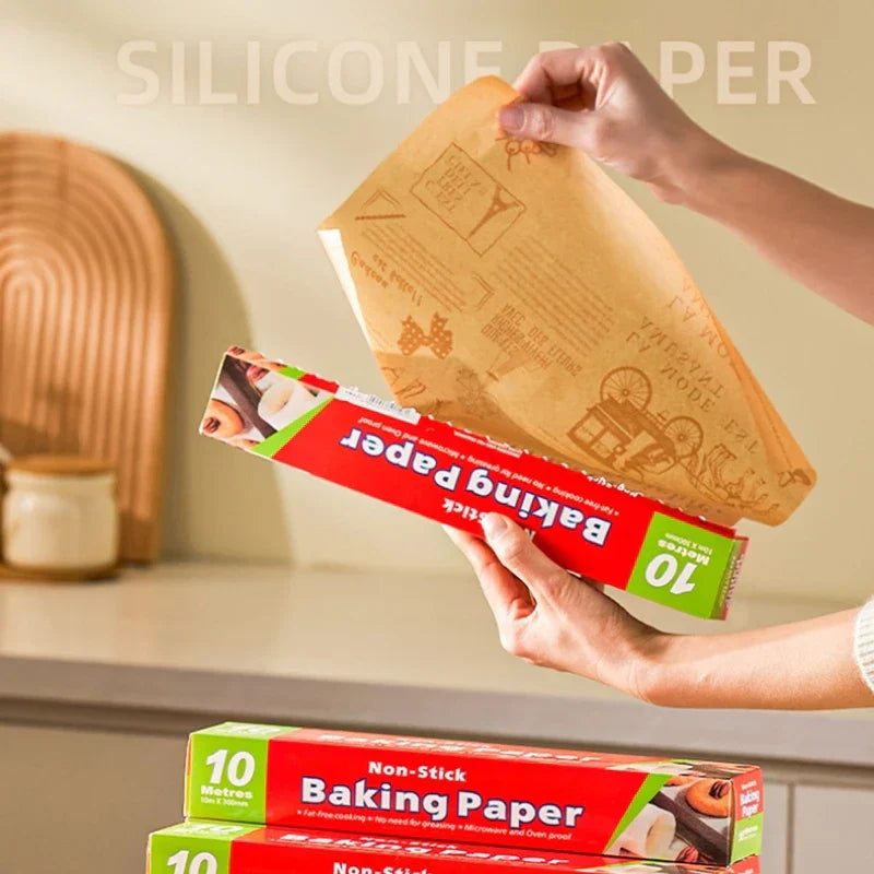 DecorBites™ Grease-Resistant Baking Paper for Air Fryers and Wrapping Food