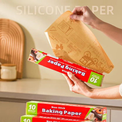 DecorBites™ Grease-Resistant Baking Paper for Air Fryers and Wrapping Food