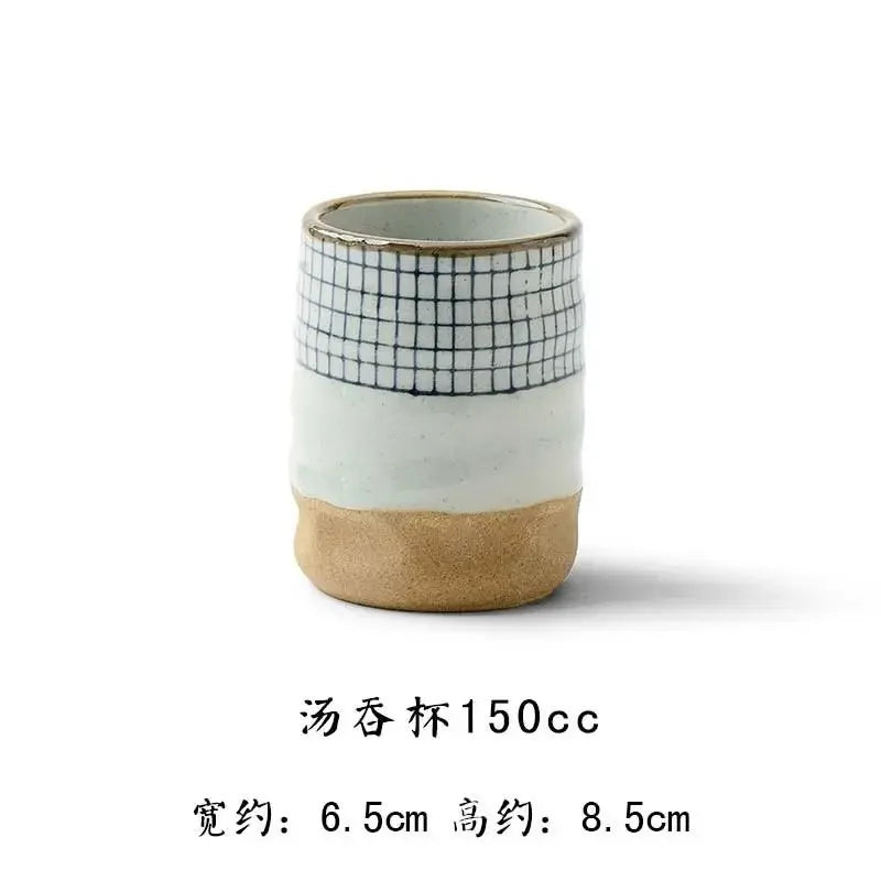 DecorBites™ Japanese Porcelain Coffee Tea Ceramic Cup Mug Drinkware Pottery Water Wine