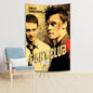 Decobites Flight Club Film Banner Tapestry for Stylish Home Décor