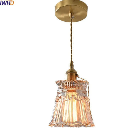 DecorBites™ Glass LED Pendant Lamps - Colorful Nordic Hanging Light Fixtures