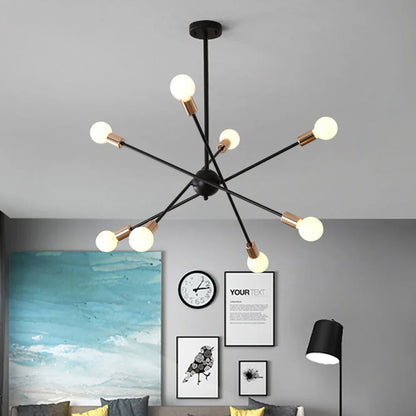 Decorbites™ Araña de Hierro Forjado Lámpara de Techo LED Accesorio de Iluminación Decorativa Moderna Vintage