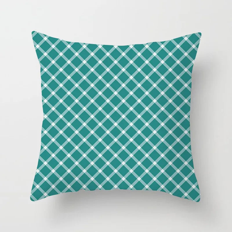 Geometric Leaf Feather Cushions