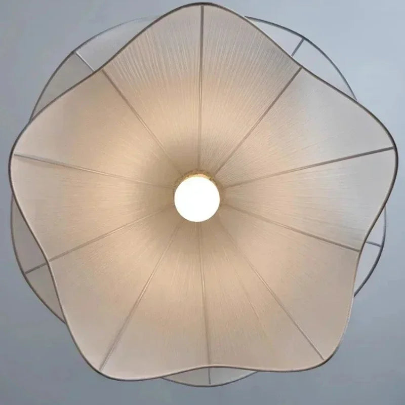 DecorBites™ Fabric Petal Pendant Lights - Nordic Creamy Bar Suspension Lamp