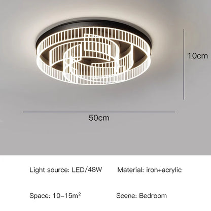 DecorBites™ LED Chandelier: Modern Luxur Ceiling Lighting for Living Room, Bedroom, Kitchen, Study