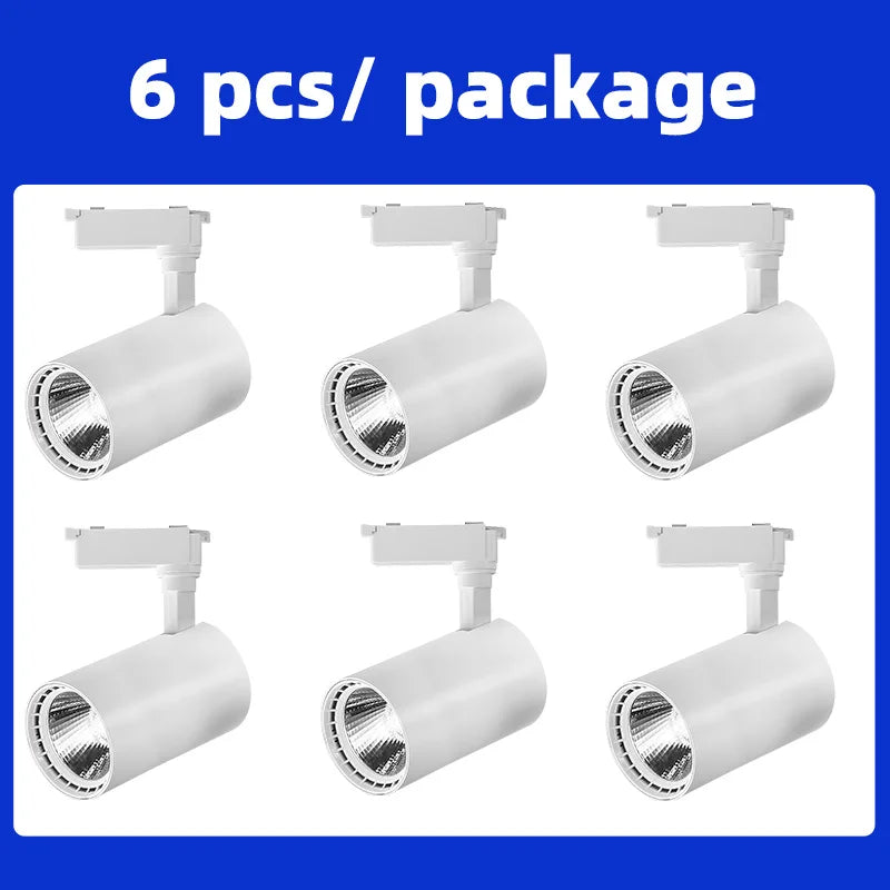 DecorBites™ COB Chandelier Track Ceiling LED Spotlights for Living Room, Store Rail Lighting