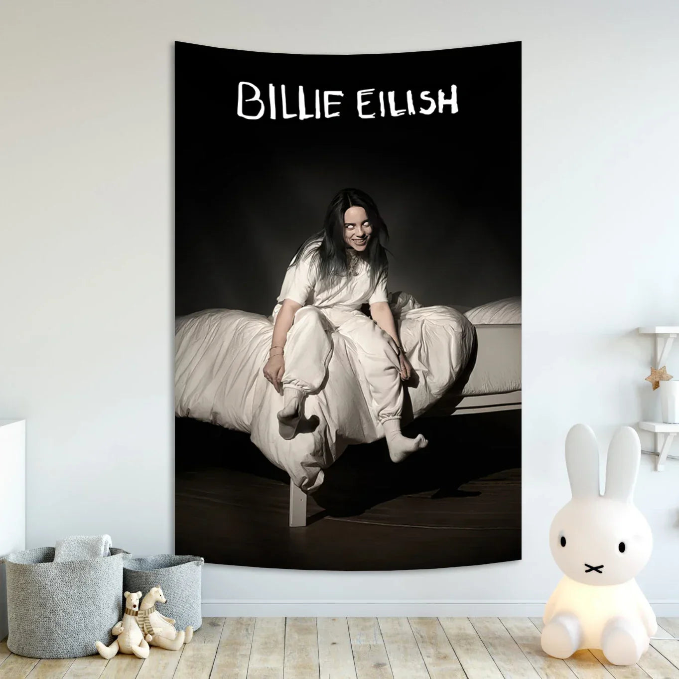 DecorBites™ B-Billies Singer Tapestry Banner: Cafe Art Decoration