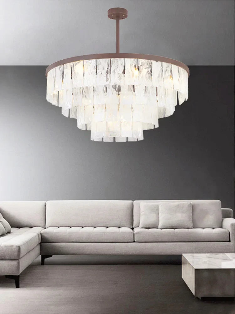 DecorBites™ Cloud Glass LED Pendant Light - Dimmable Designer Home Decoration