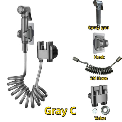 DecorBites™ High Pressure Bidet Sprayer Set - Toilet Hygienic Shower Bathroom Accessories