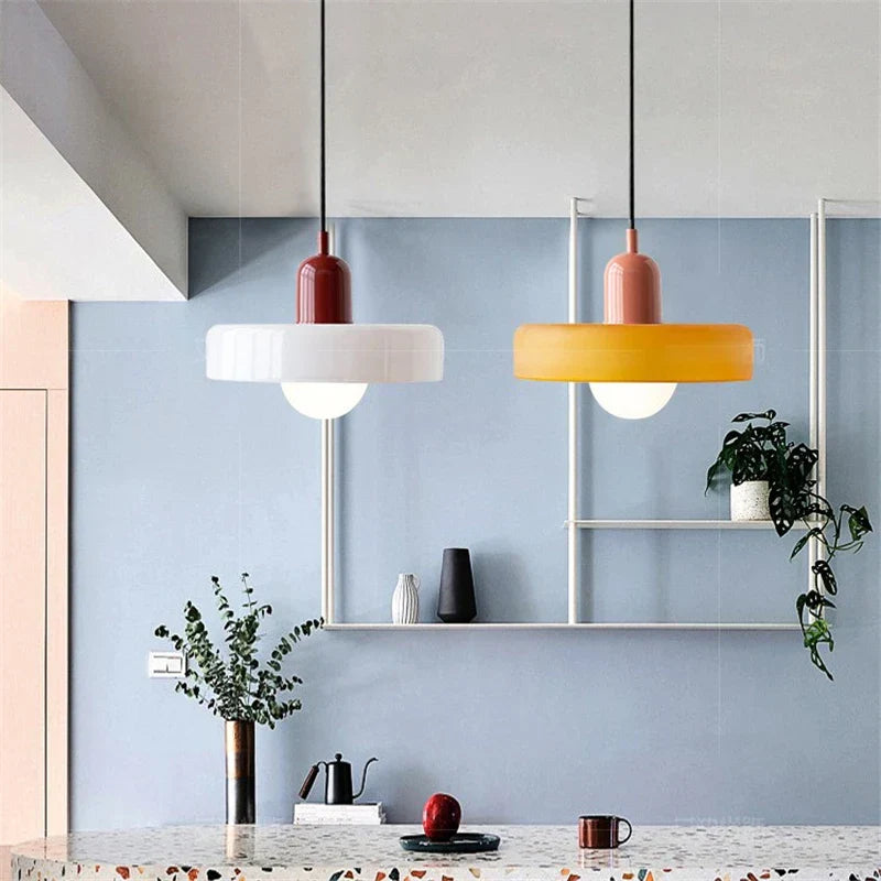 Decorbites™ Bunte Glasanhängerleuchten für modernes Dekor und Beleuchtung im Wohnzimmer und Restaurant