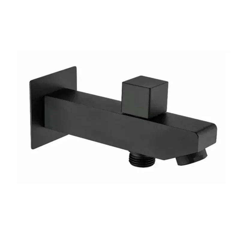 DecorBites™ Brass Wall Mount Tub Spout Filler with Diverter - 2-Way Bathroom Accessory