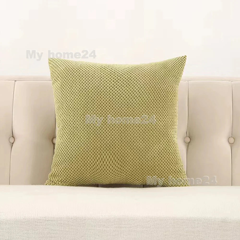 Decorbites™ Kordflanell Maiskernen Kissenbezug in Einheitsfarbe für die Dekoration des Wohnzimmer-Sofas zu Hause