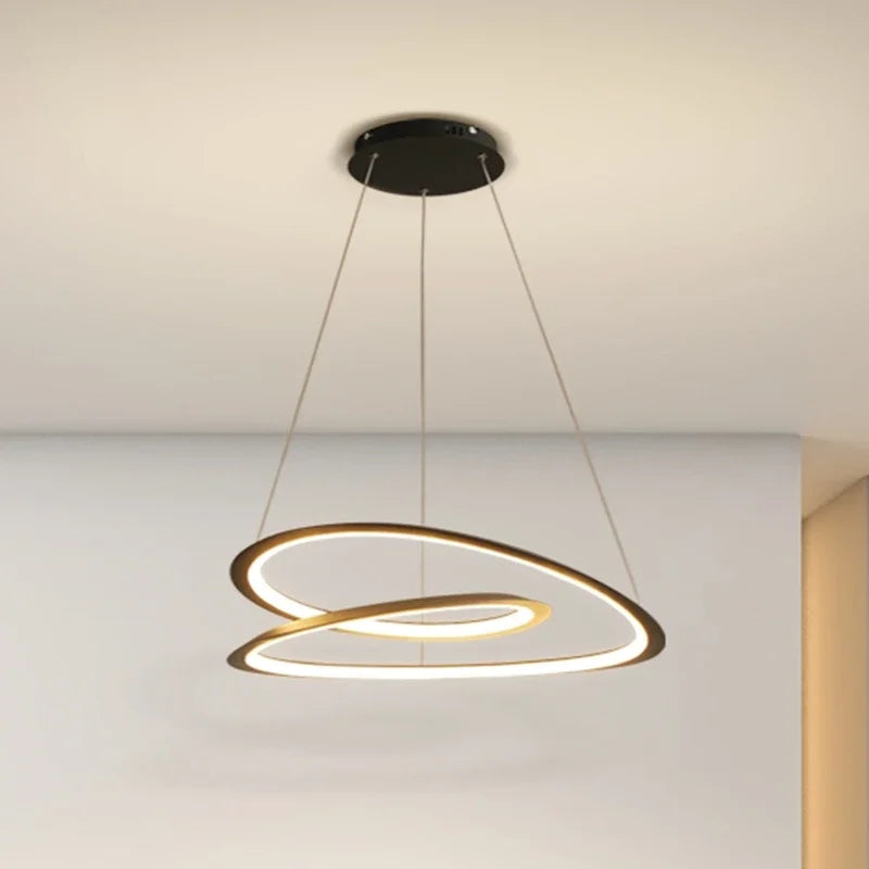 White LED Round Chandelier