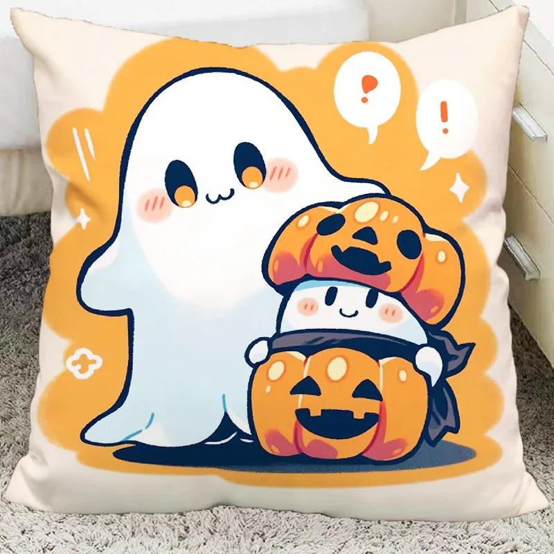 DecorBites™ Halloween Plush Cartoon Pillow for Living Room and Bedroom, Festive Decoration