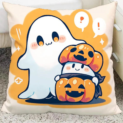 DecorBites™ Halloween Plush Cartoon Pillow for Living Room and Bedroom, Festive Decoration