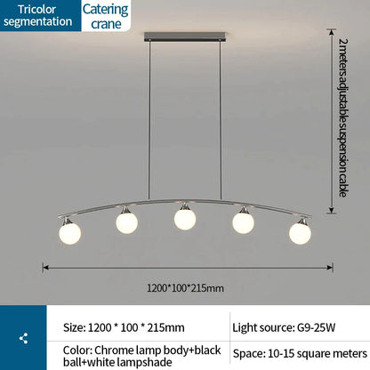 Lámpara de araña DecorBites™ Cream Wind: Lámpara de recibidor posmoderna de lujo para sala de estar, dormitorio y restaurante.