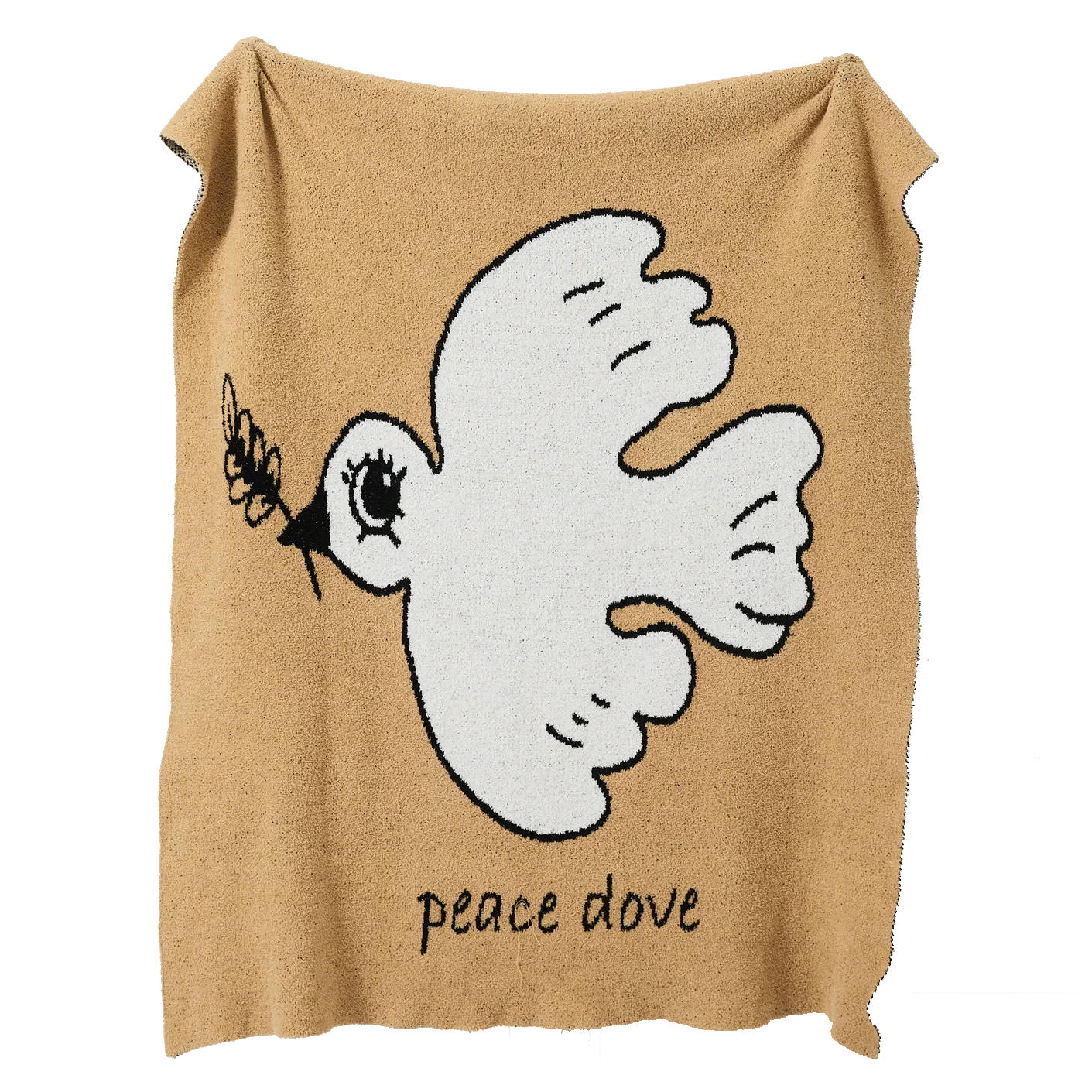 DecorBites™ Bohemian Flower Knitted Throw Blanket