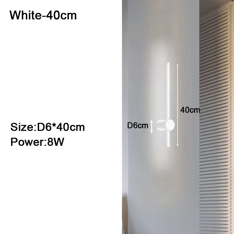 DecorBites™ Dimmable LED Wall Lights 360° Rotatable Indoor Wall Sconce