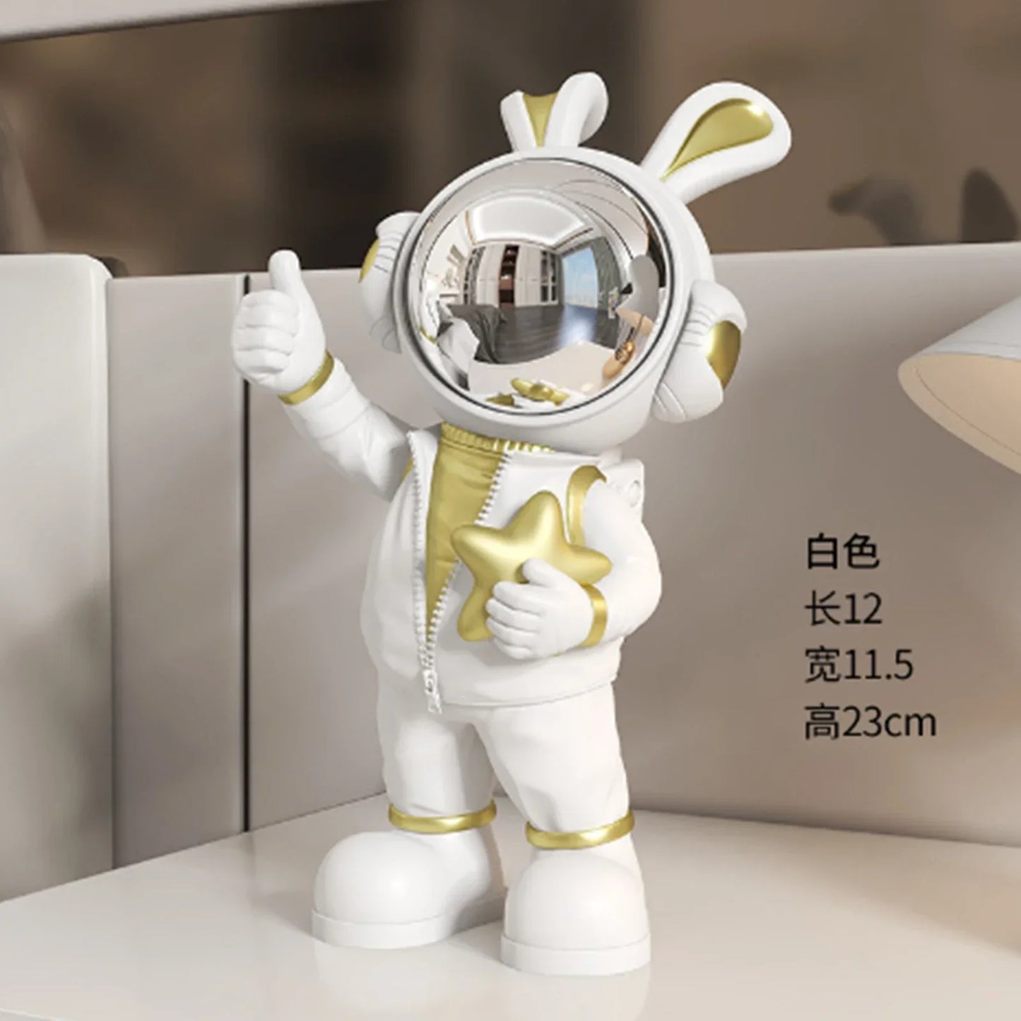 DecorBites™ Astronaut Resin Sculpture for Home & Office Decor