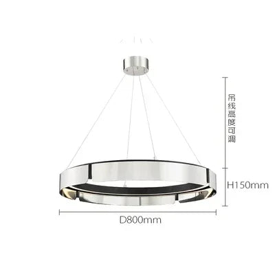 DecorBites™ LED Chandelier: Modern Minimalist Pendant Light for Living, Dining, Kitchen, Bedroom