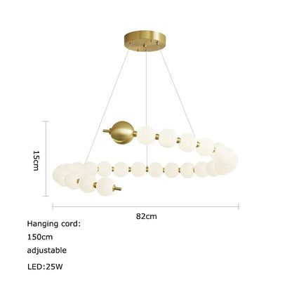 DecorBites™ LED Chandelier Necklace Lighting for Dinning Room