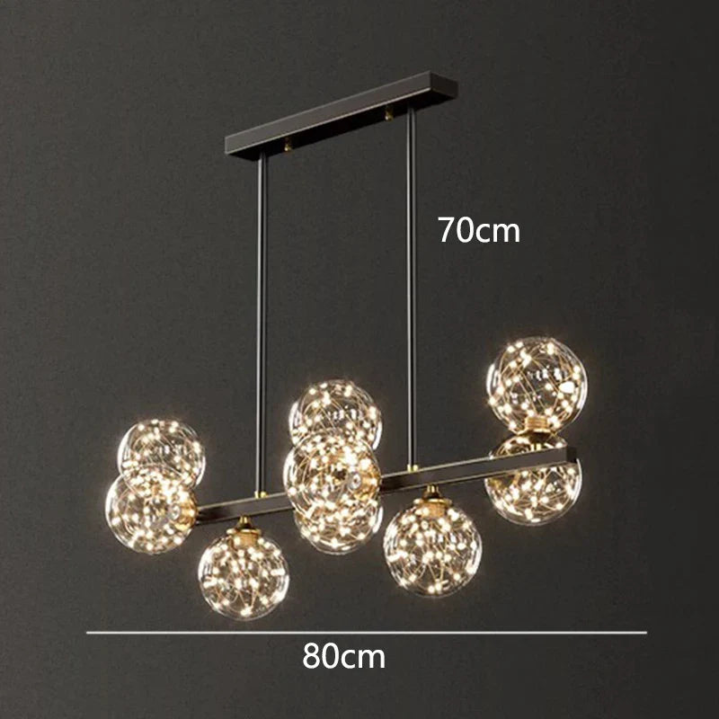 DecorBites™ LED Pendant Light Chandeliers for Modern Home Decor and Indoor Lighting
