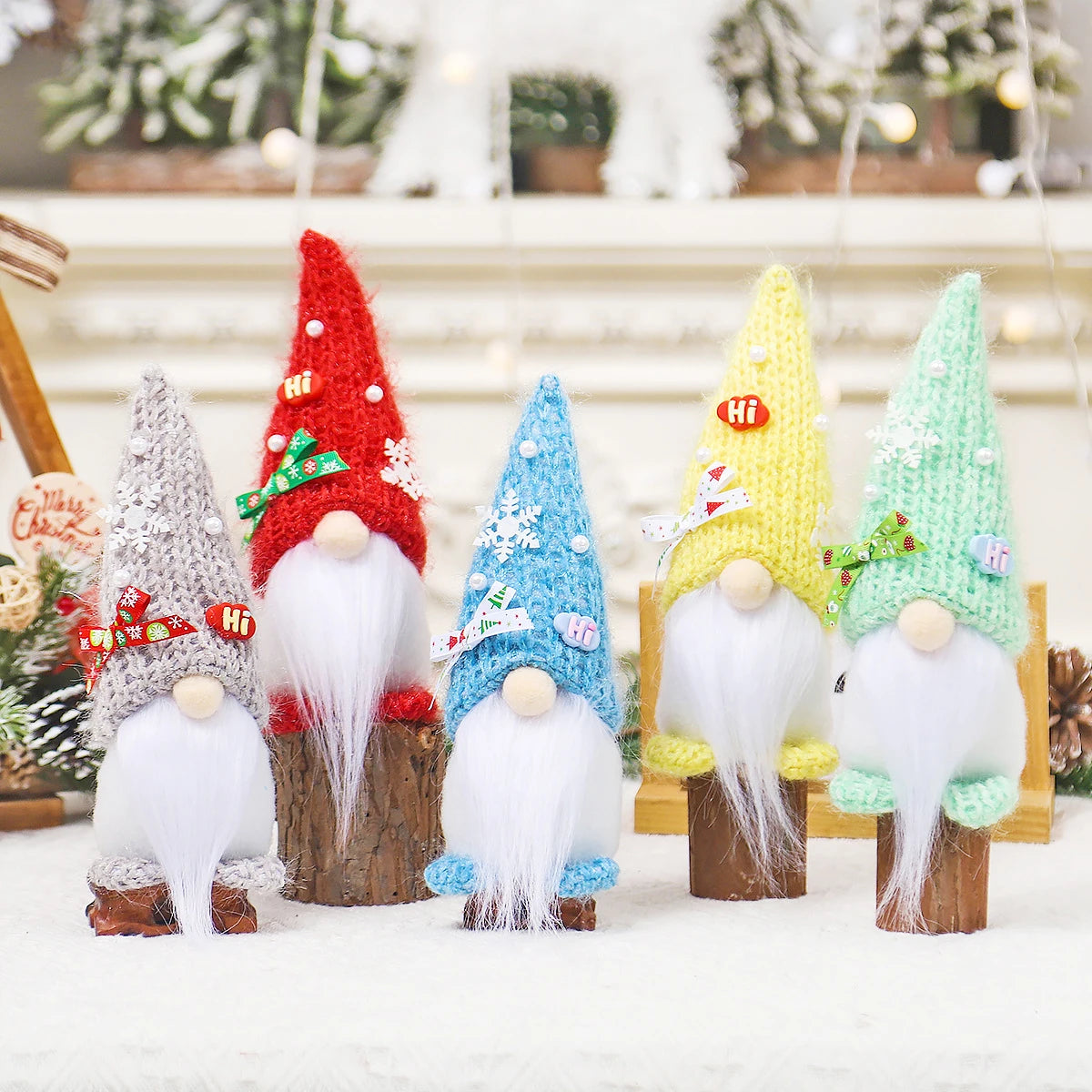 Gnome Christmas Faceless Doll Merry Christmas Decorations for Home 2024 Christmas Ornament Xmas Navidad Noel Gifts New Year 2025