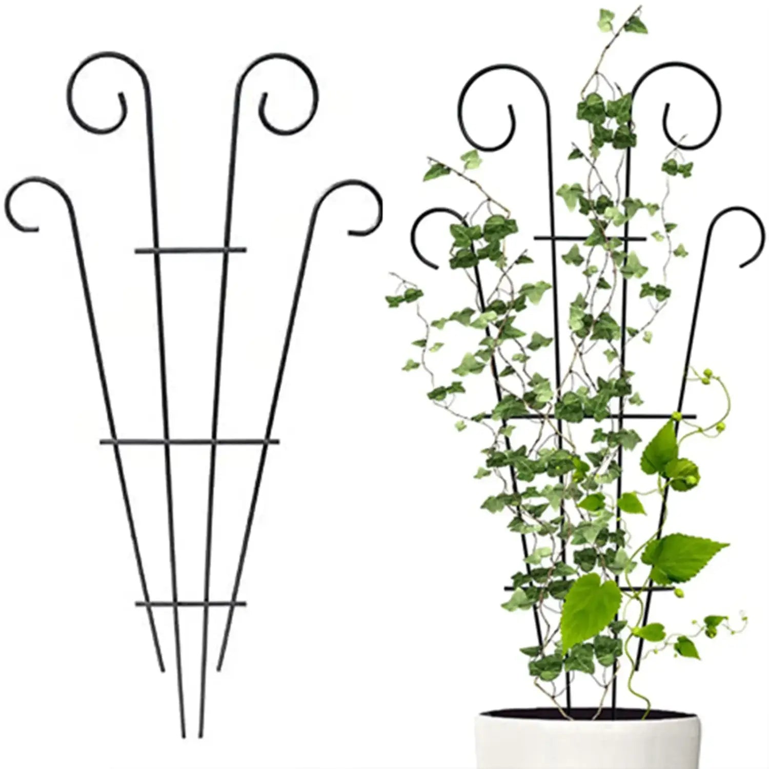 DecorBites™ Metal Garden Plant Stand for Indoor and Outdoor Growth