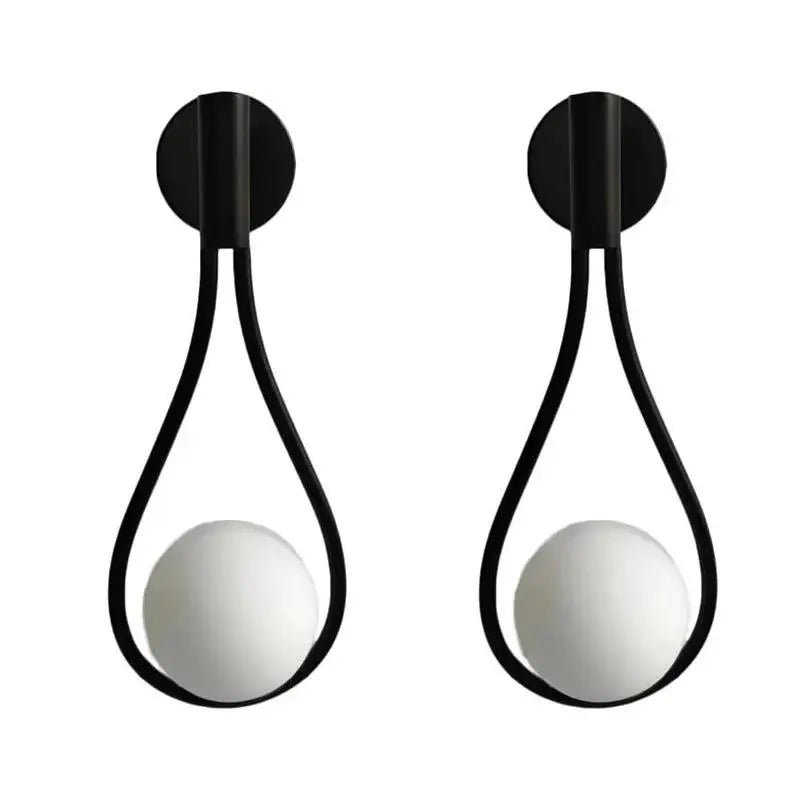 DecorBites™ Brass Wall Sconce Glass Ball Modern LED Lighting