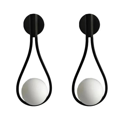 DecorBites™ Brass Wall Sconce Glass Ball Modern LED Lighting