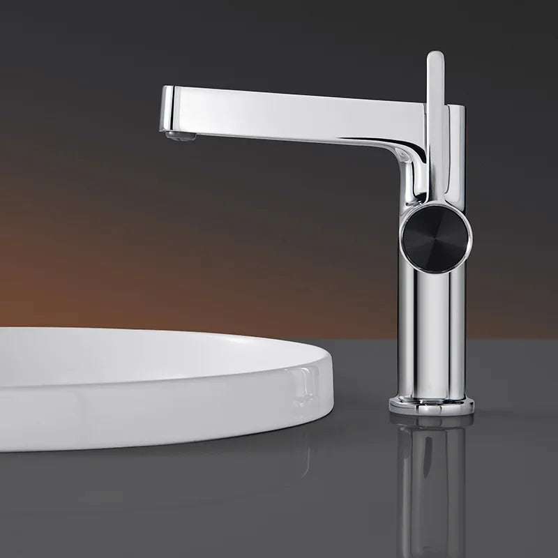 DecorBites™ Basin Faucet: Gold, Black, Chrome Bathroom Tap for Washbasin with Hot Cold Water