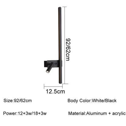 DecorBites™ LED Wall Sconce: Modern Nordic Style Living Room Sofa Background Light