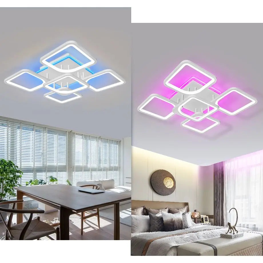 Decorbites™ Lámpara de techo LED con luz regulable para la decoración del hogar