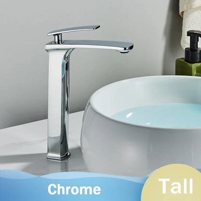 DecorBites™ Black Rose Gold Basin Faucet: Modern Deck Mounted Sink Mixer Tap for Luxury Bathrooms