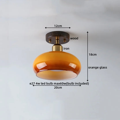 DecorBites™ LED Ceiling Lamp Japanese Style Glass Modern Living Room Lighting