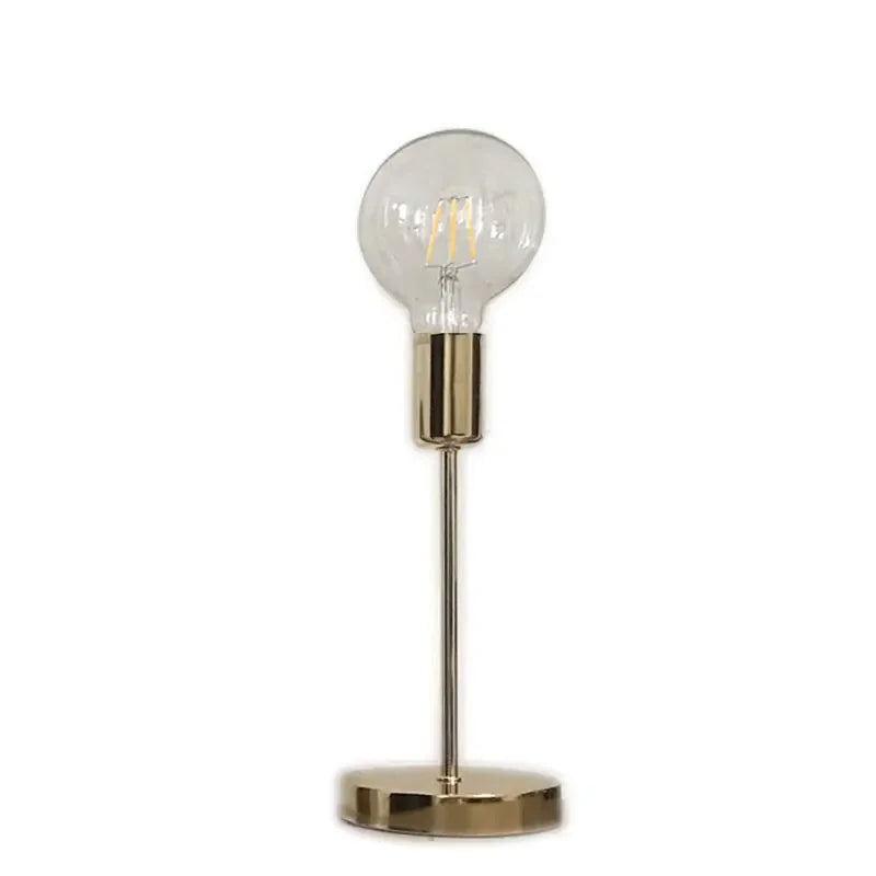 DecorBites™ Golden Modern LED Bedside Lamp for College Dorm Study Desk
