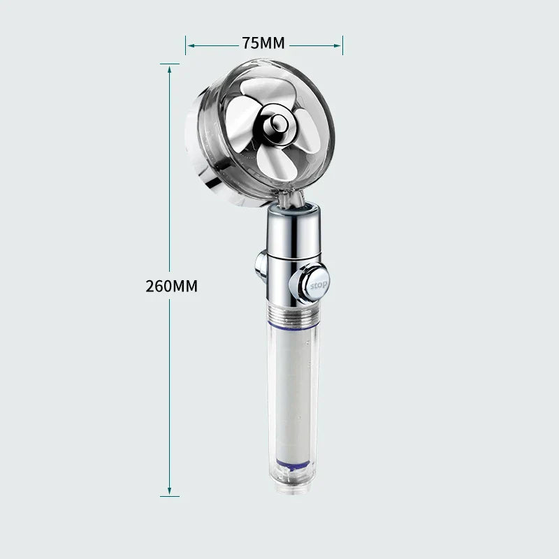 Brushed Nickel Filter Shower